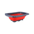AussieSuperStore Homeware Supplies Collapsible Folding Silicone Kitchen Sink Space Saving Foldable Food Strainer Collapsible Folding Silicone Kitchen Sink Foldable Food Strainer CBSILSTRAINERRED